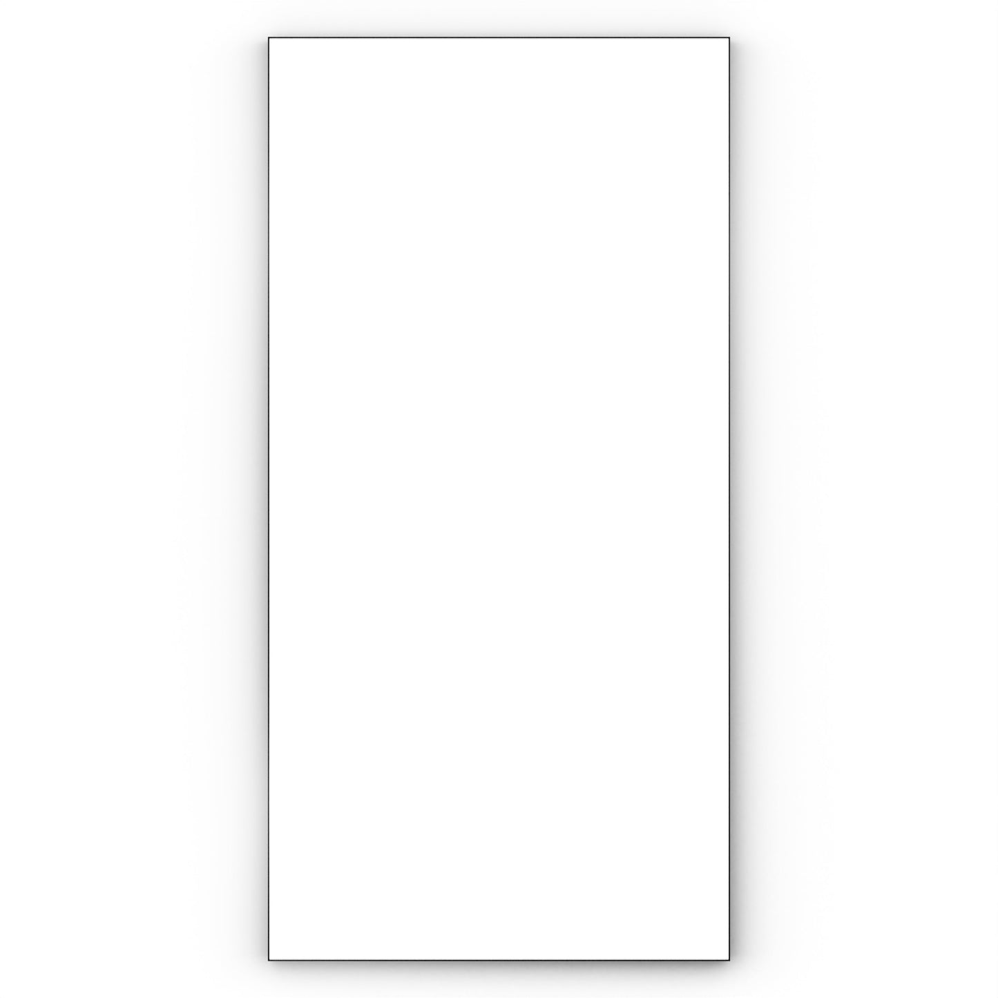 Origins Living Tate Rectangular Mirror 140x70cm Matt Black - Hot Tub Shop