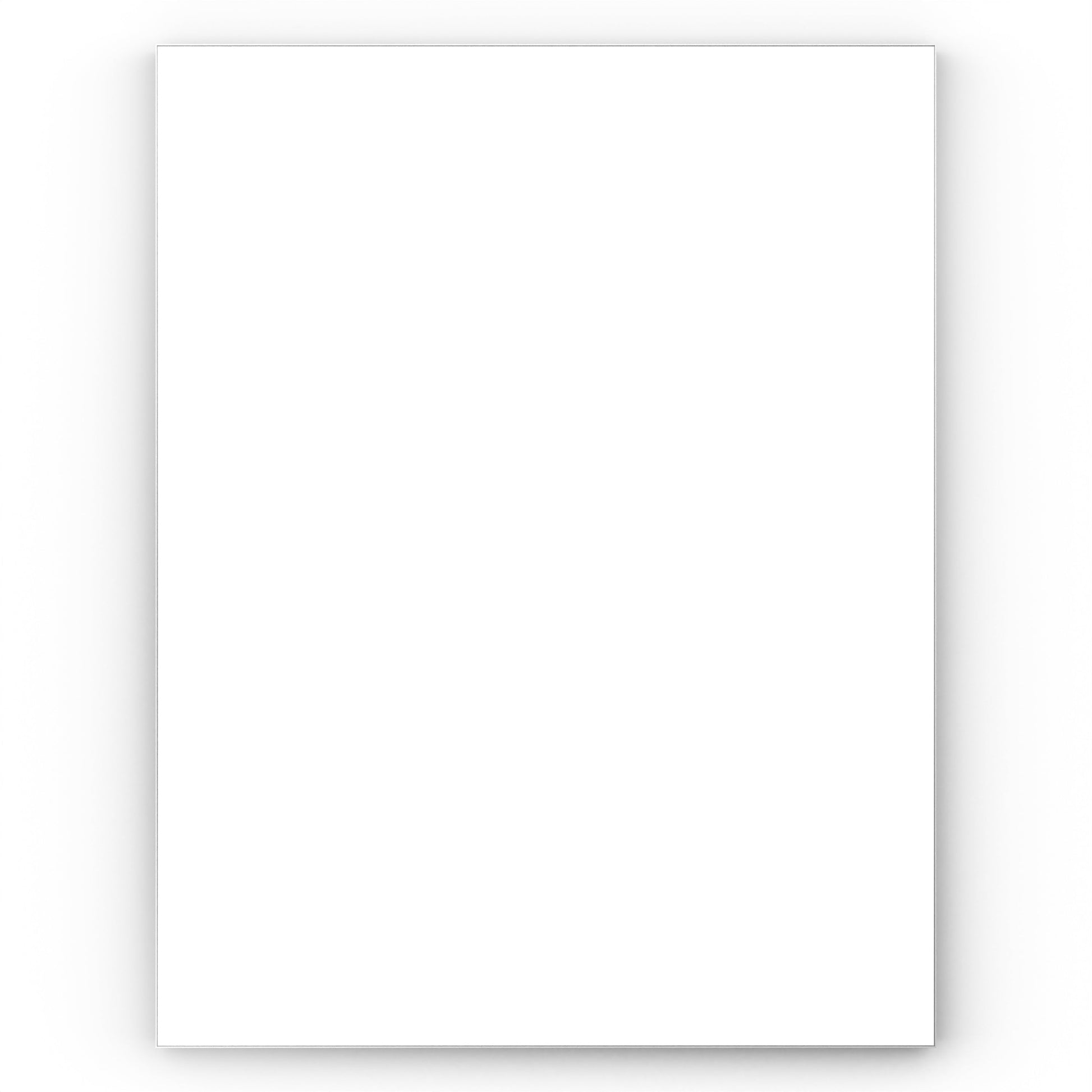 Origins Living Tate Rectangular Mirror 70x90cm Matt White - Hot Tub Shop