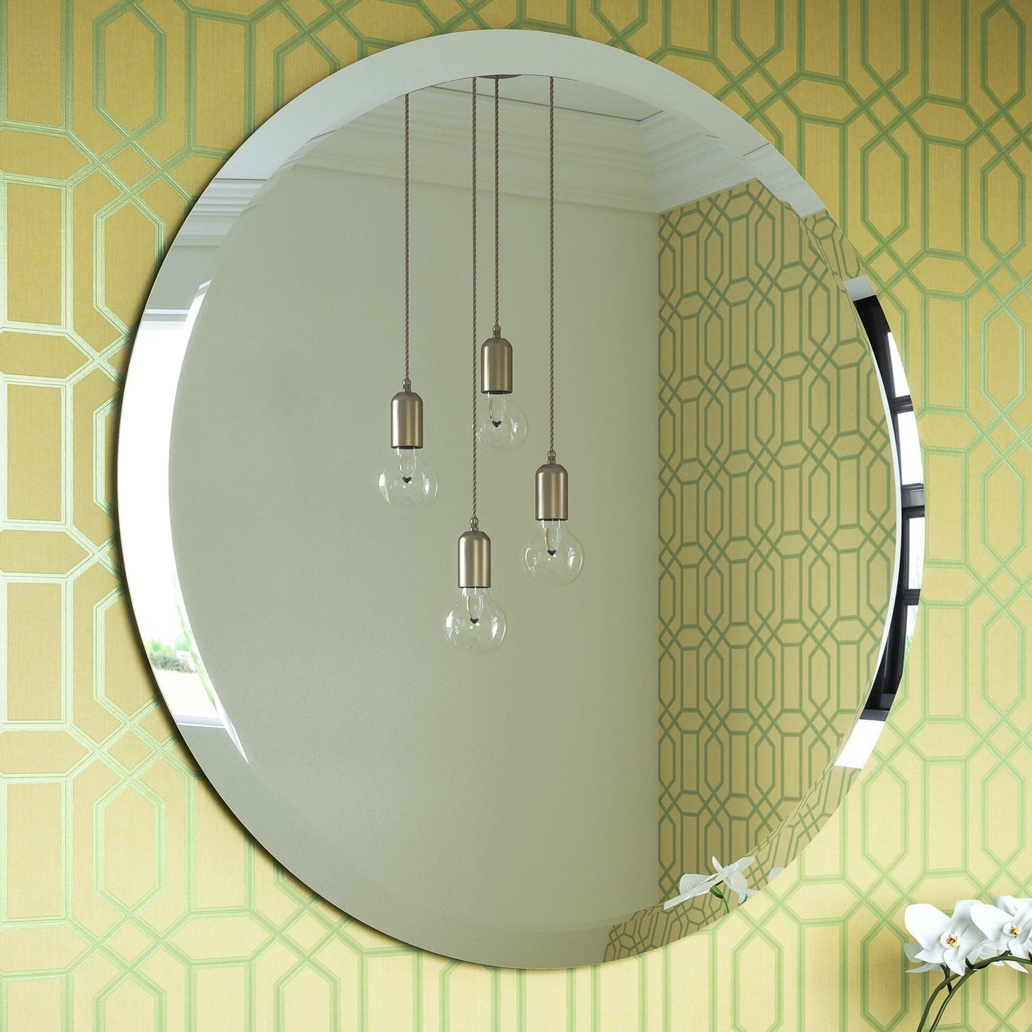 Origins Living Porterhouse Round Mirror 80cm - Hot Tub Shop