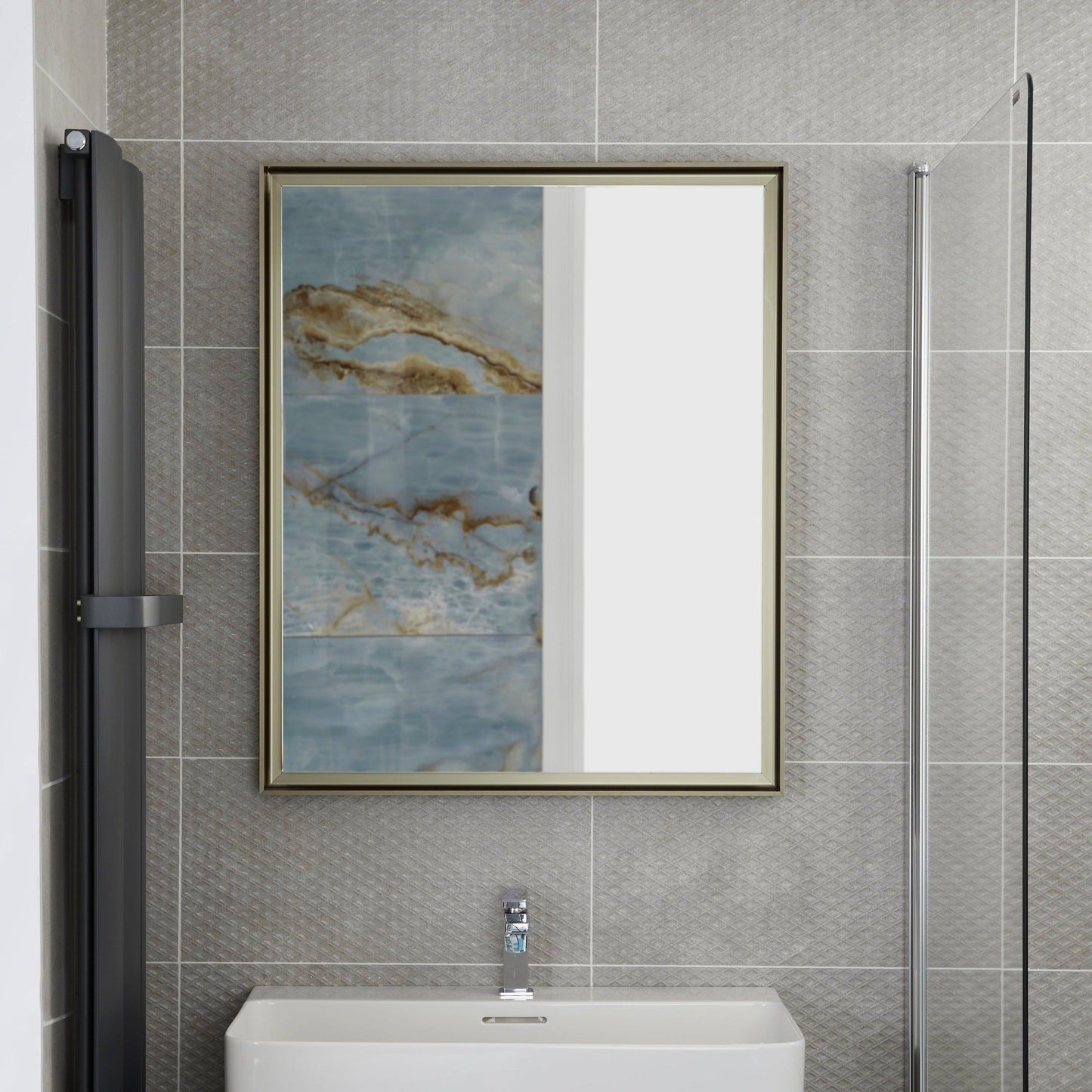 Origins Living Brooklyn Mirror 60 60x80cm Brushed Bronze