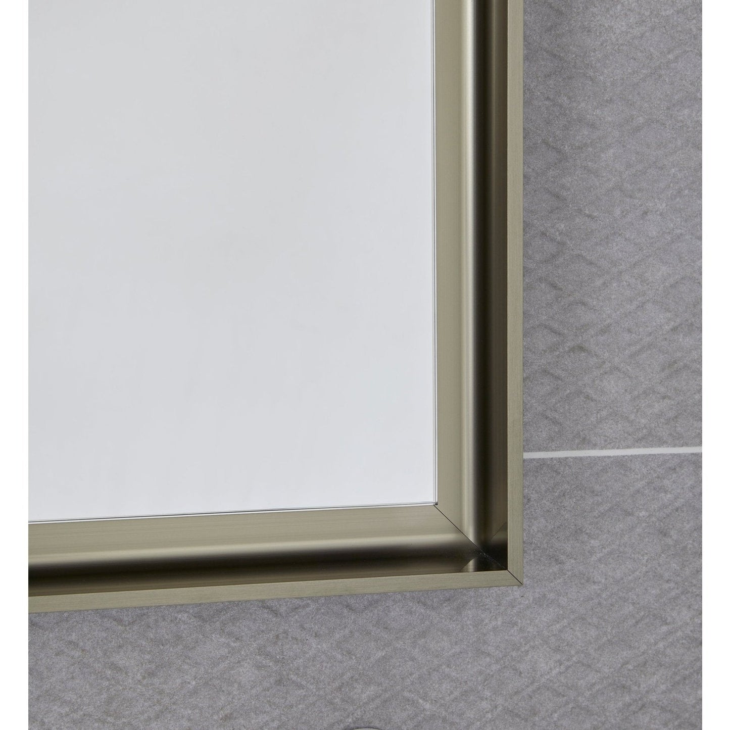 Origins Living Brooklyn Mirror 140 140x70cm Brushed Bronze - Hot Tub Shop