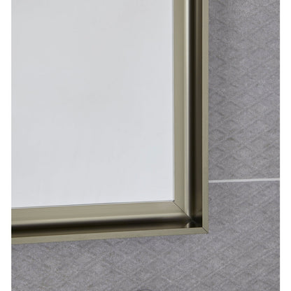 Origins Living Brooklyn Mirror 140 140x70cm Brushed Bronze - Hot Tub Shop