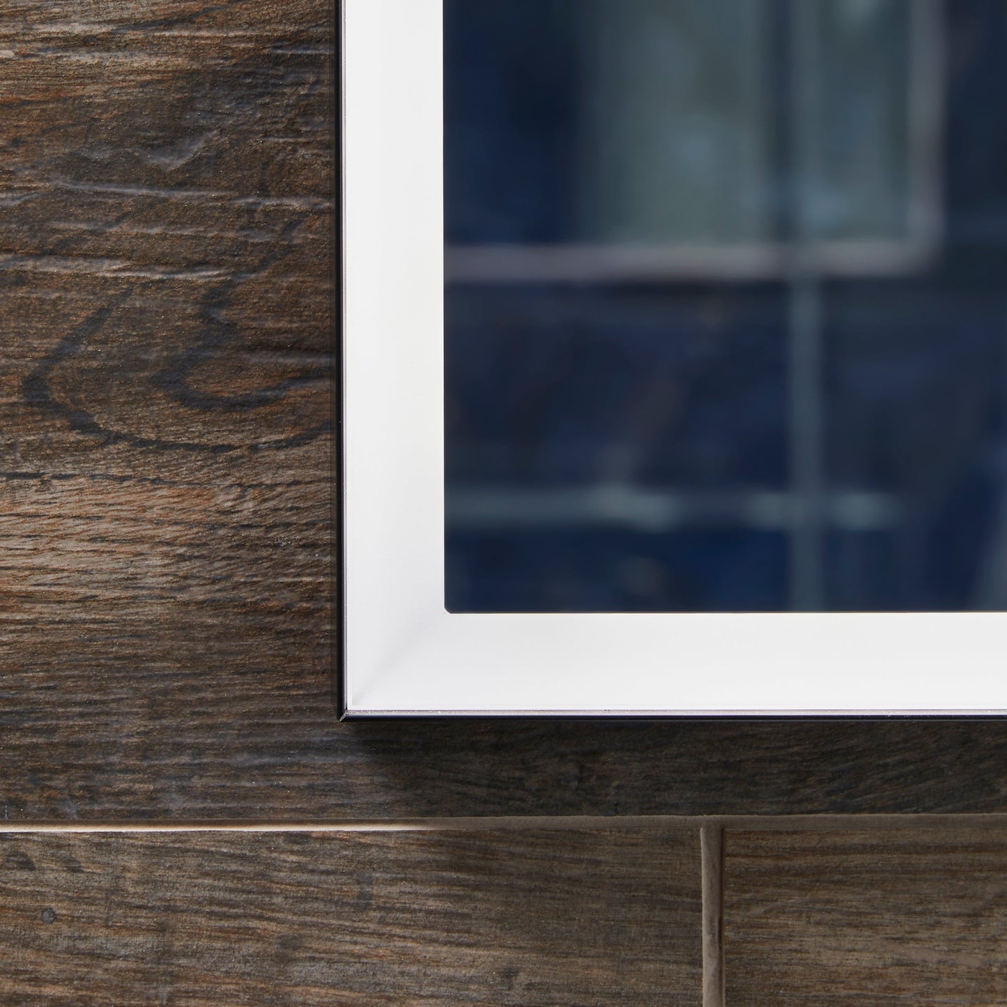 Origins Living Tate Light Rectangular Mirror 60x80cm Matt White