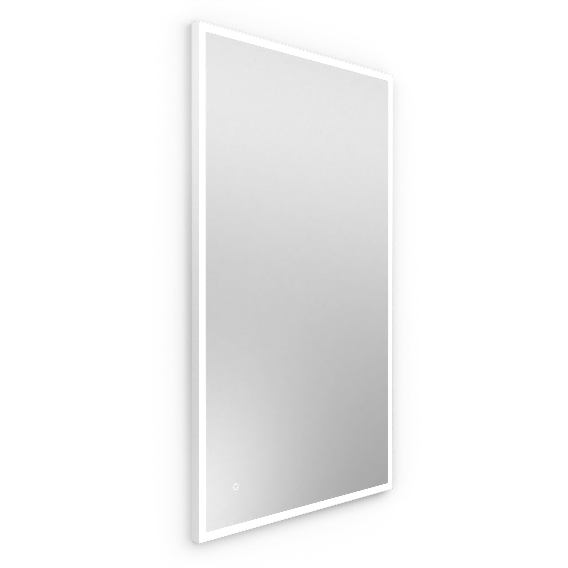 Origins Living Tate Light Rectangular Mirror 120x70cm Matt White - Hot Tub Shop