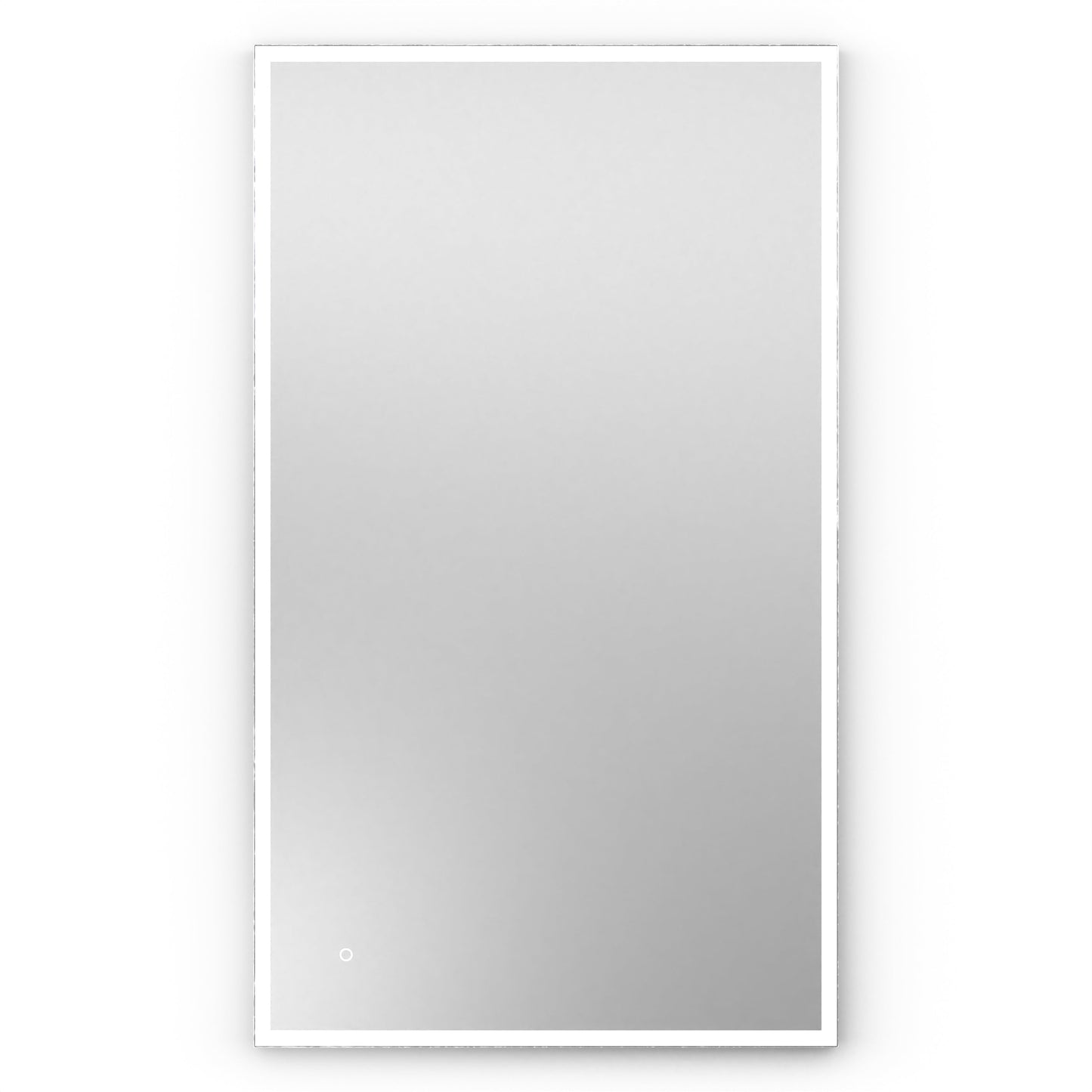 Origins Living Tate Light Rectangular Mirror 120x70cm Polished Aluminium - Hot Tub Shop
