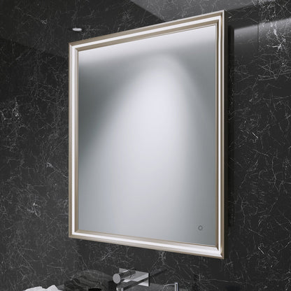 Origins Living Lexington Led Illuminated Mirror 120 Brushed Bronze 1200 X 750mm - Hot Tub Shop