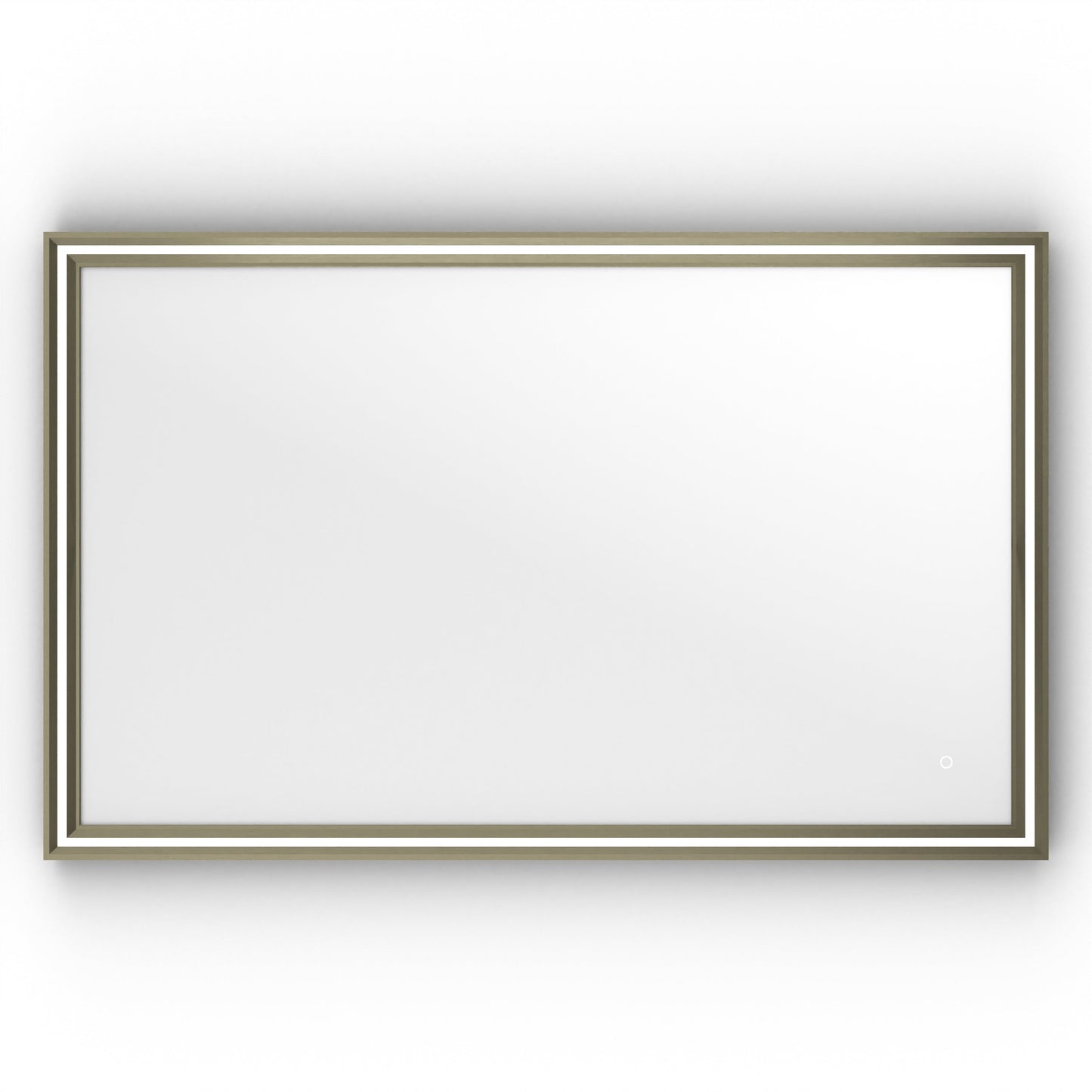 Origins Living Lexington Led Illuminated Mirror 120 Brushed Bronze 1200 X 750mm - Hot Tub Shop
