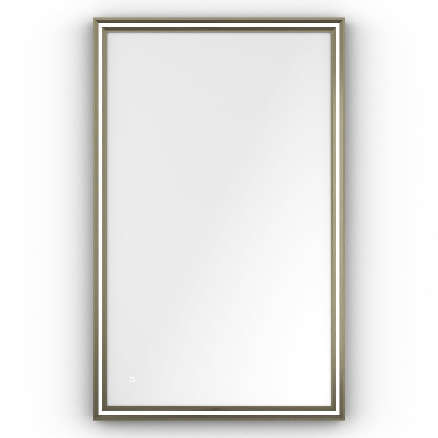 Origins Living Lexington Led Illuminated Mirror 120 Brushed Bronze 1200 X 750mm - Hot Tub Shop