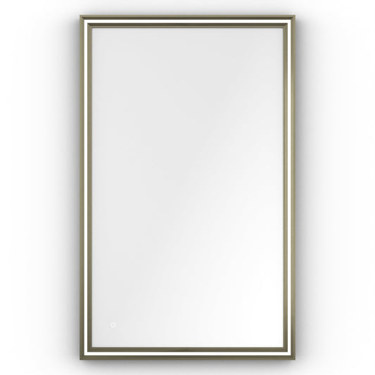 Origins Living Lexington Led Illuminated Mirror 120 Brushed Bronze 1200 X 750mm - Hot Tub Shop