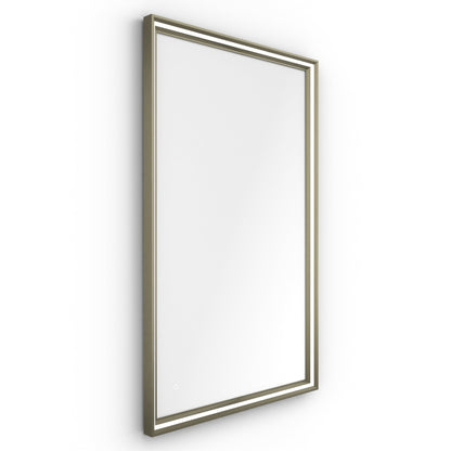 Origins Living Lexington Led Illuminated Mirror 120 Brushed Bronze 1200 X 750mm - Hot Tub Shop
