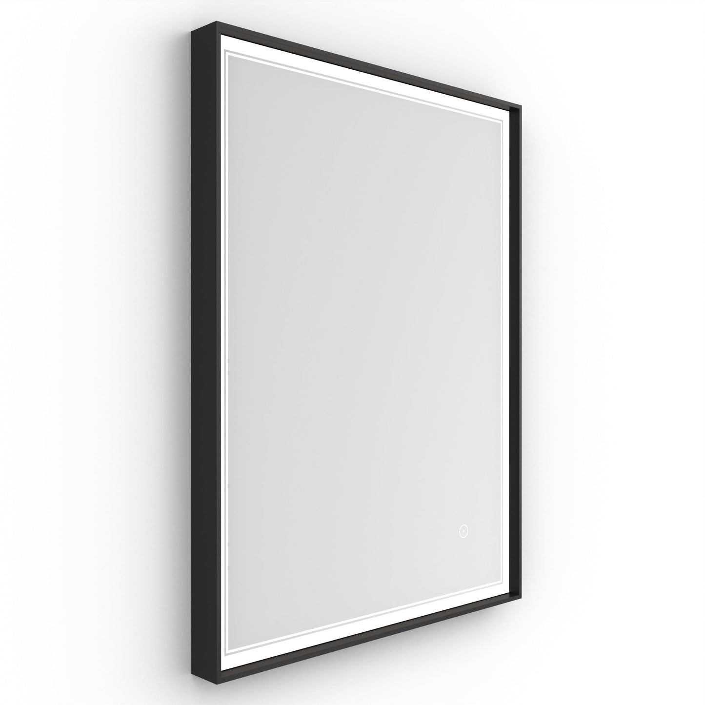Origins Living Astoria Led Illuminated Mirror 60 60x80cm Matt Black