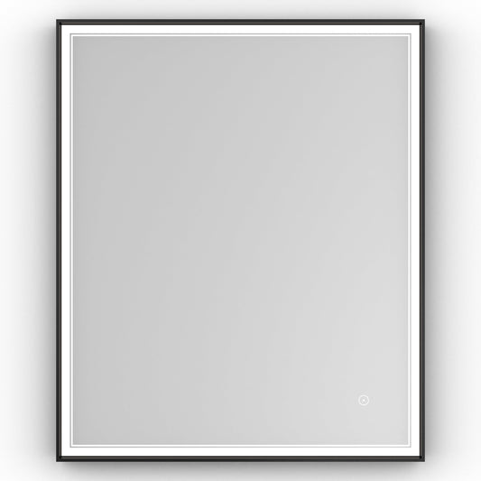 Origins Living Astoria Led Illuminated Mirror 75 75x90cm Matt Black