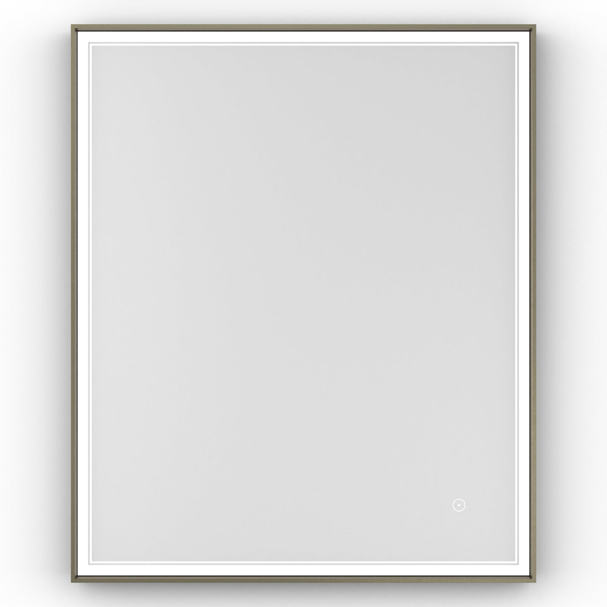 Origins Living Astoria Led Illuminated Mirror 75 75x90cm Brushed Bronze - Hot Tub Shop