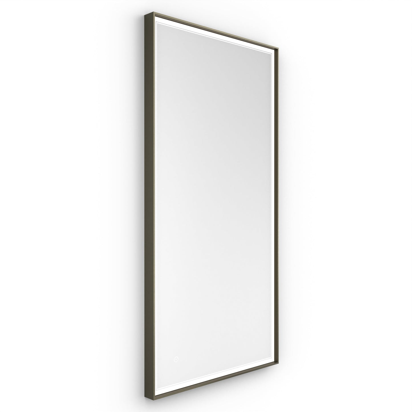 Origins Living Astoria Led Illuminated Mirror 140 140x70cm Brushed Bronze