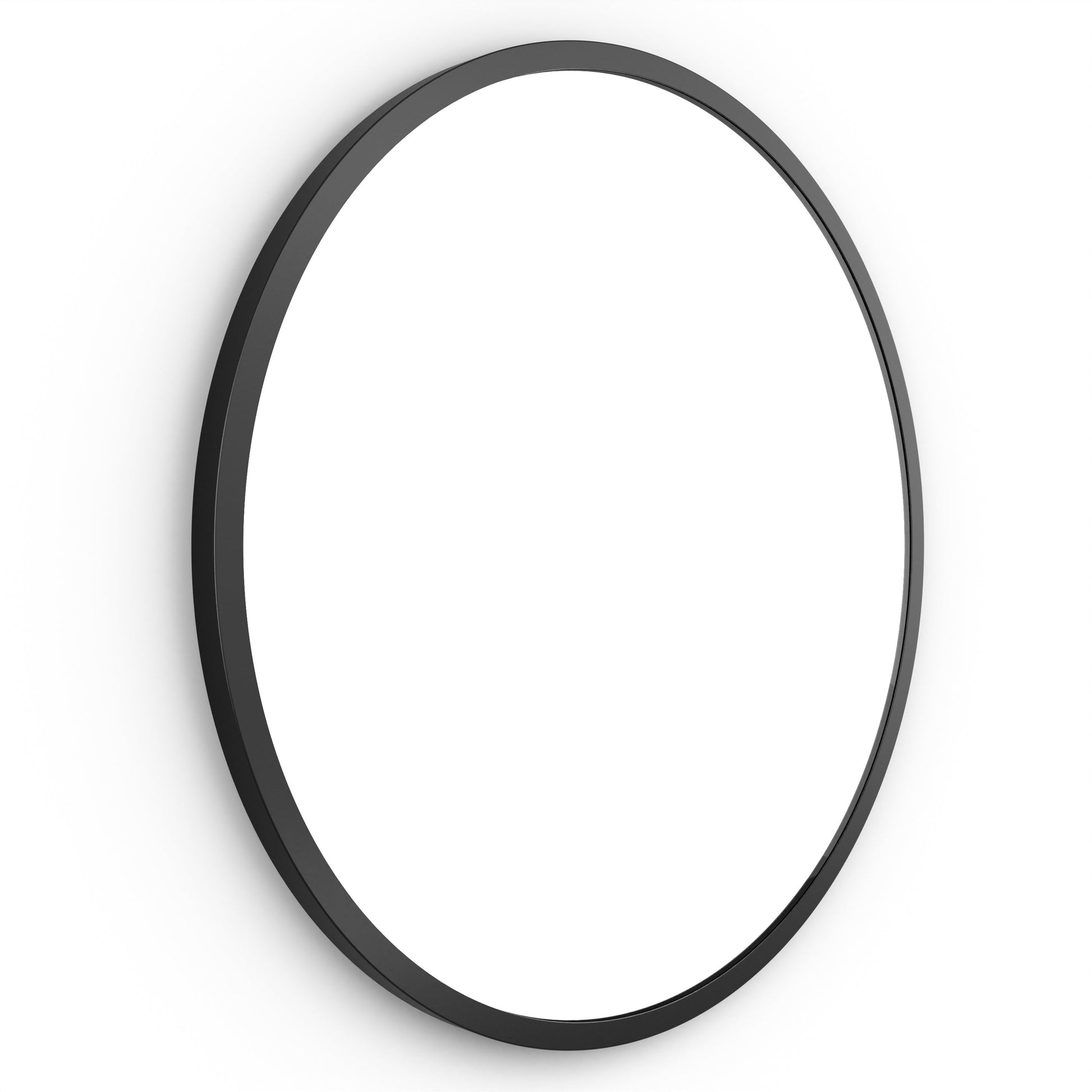 Origins Living Docklands Round Mirror 60cm Matt Black - Hot Tub Shop