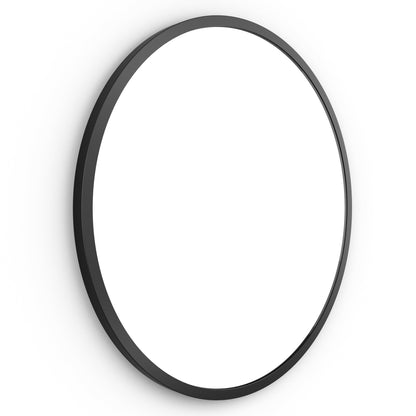 Origins Living Docklands Round Mirror 60cm Matt Black - Hot Tub Shop