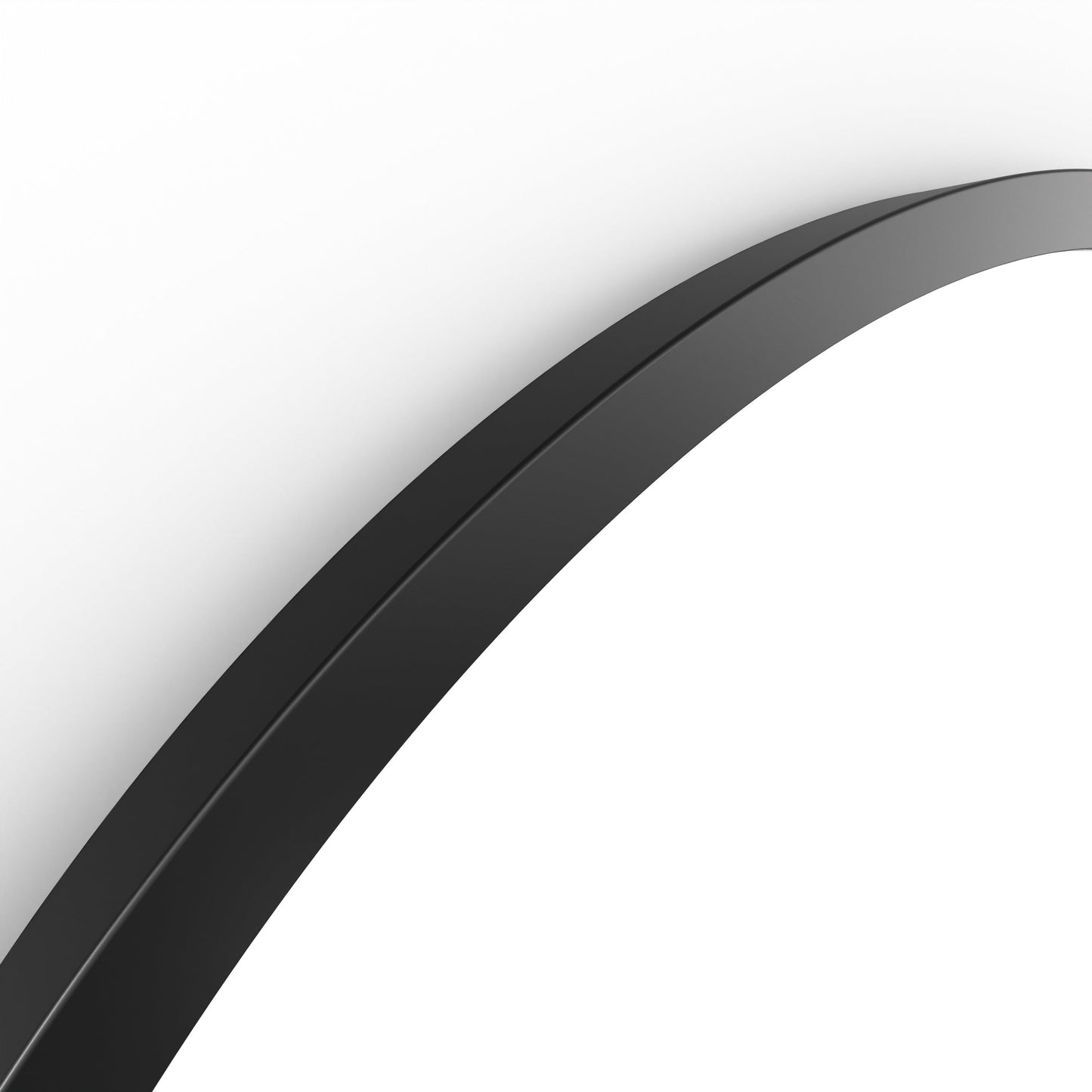 Origins Living Docklands Round Mirror 60cm Matt Black - Hot Tub Shop