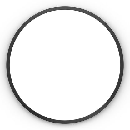 Origins Living Docklands Round Mirror 60cm Matt Black - Hot Tub Shop