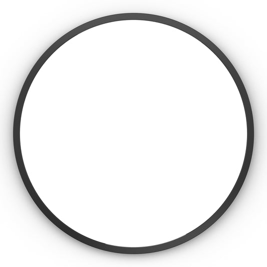 Origins Living Docklands Round Mirror 60cm Matt Black - Hot Tub Shop