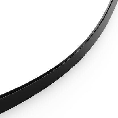 Origins Living Docklands Round Mirror 60cm Matt Black - Hot Tub Shop