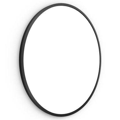 Origins Living Docklands Round Mirror 80cm Matt Black - Hot Tub Shop