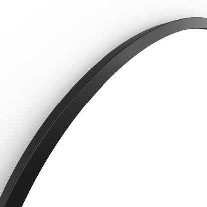 Origins Living Docklands Round Mirror 80cm Matt Black - Hot Tub Shop