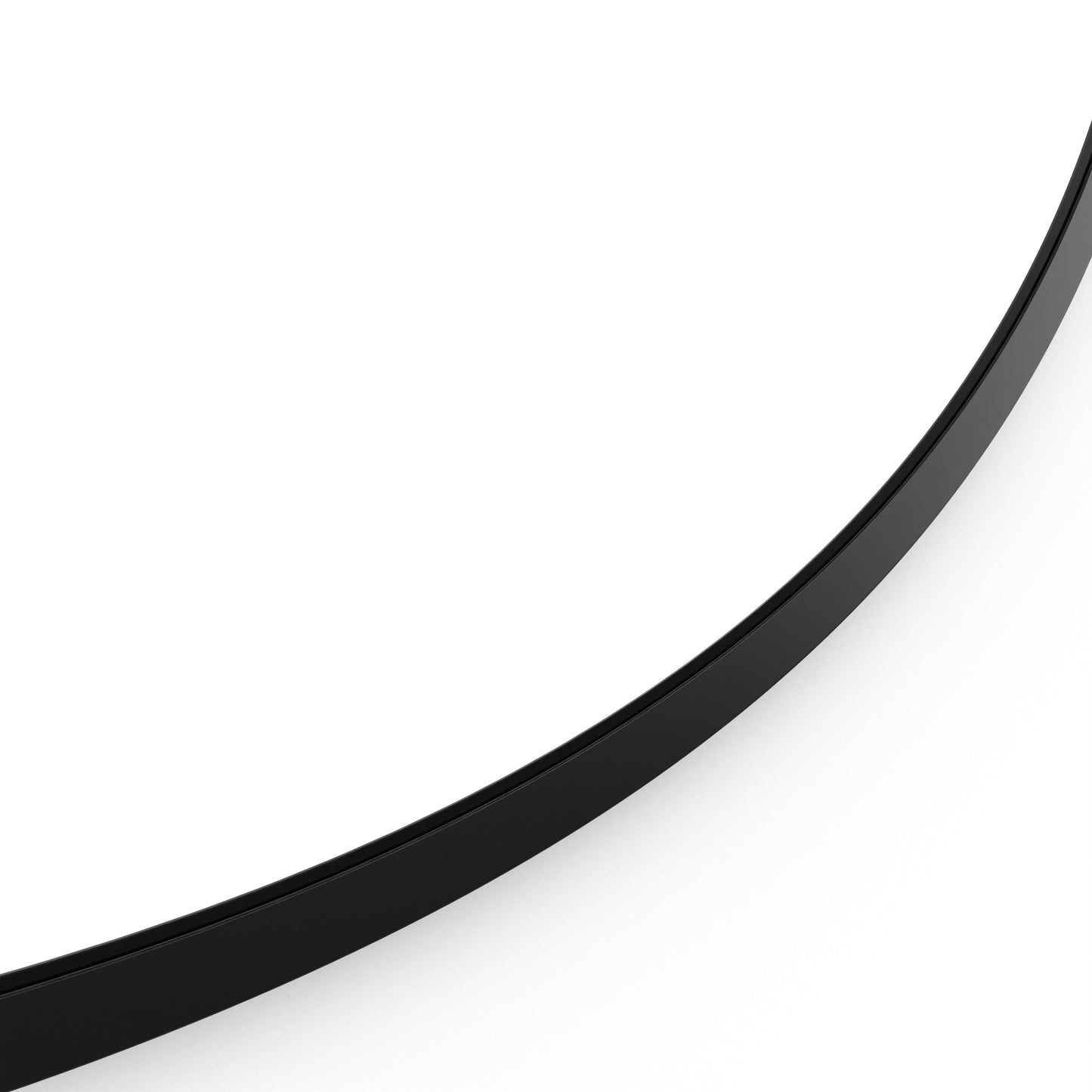 Origins Living Docklands Round Mirror 80cm Matt Black - Hot Tub Shop