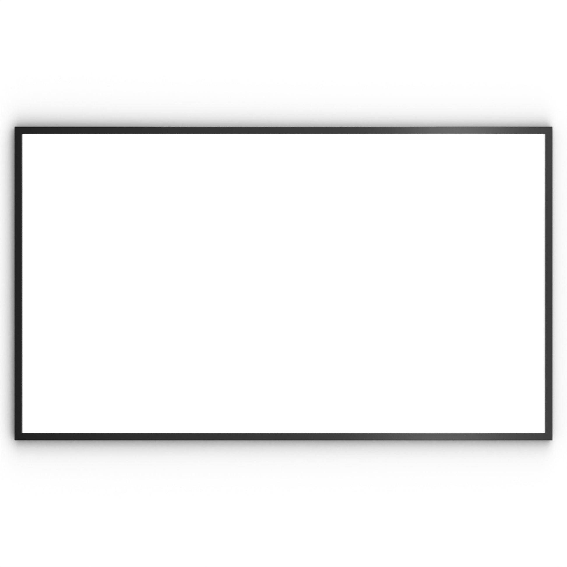 Origins Living Docklands Rectangular Mirror 120x70cm Matt Black - Hot Tub Shop