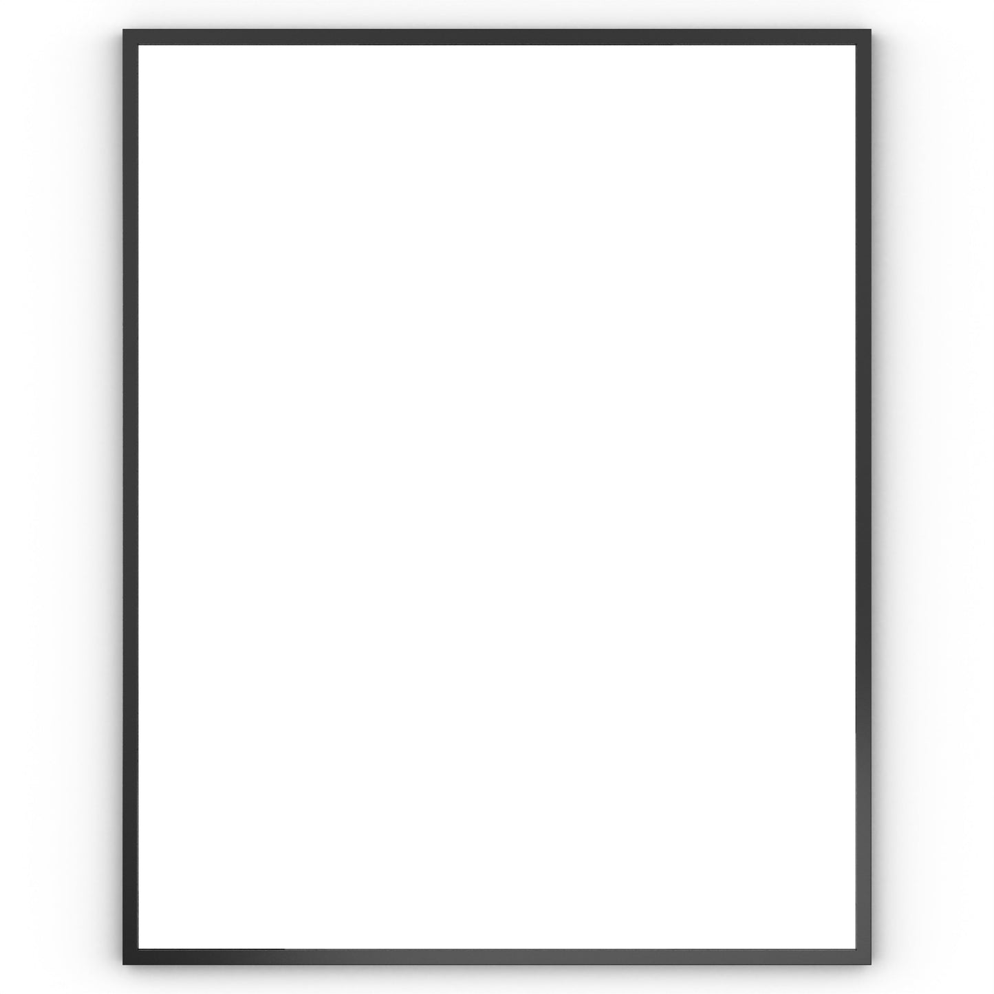 Origins Living Docklands Rectangular Mirror 80x100cm Matt Black - Hot Tub Shop