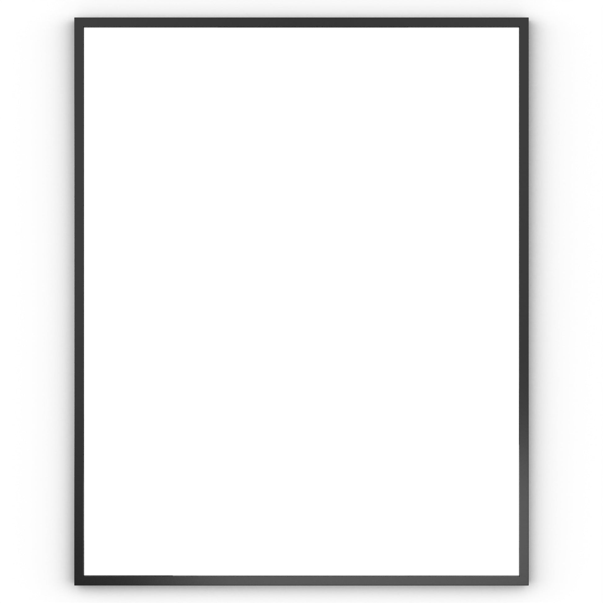 Origins Living Docklands Rectangular Mirror 80x100cm Matt Black - Hot Tub Shop