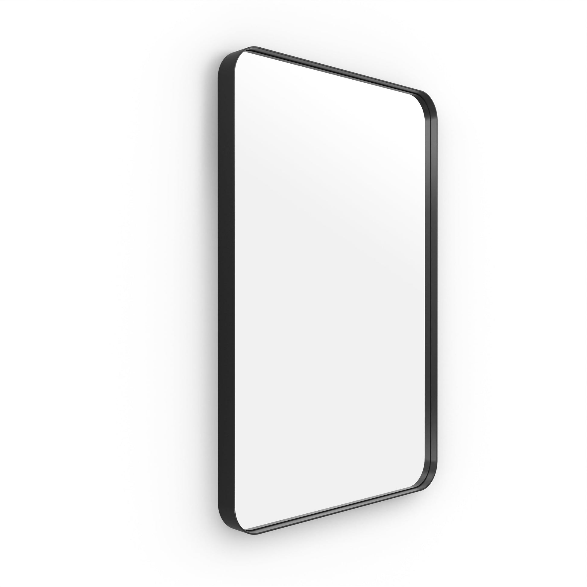 Origins Living City Rectangular Mirror 50x75cm Matt Black - Hot Tub Shop