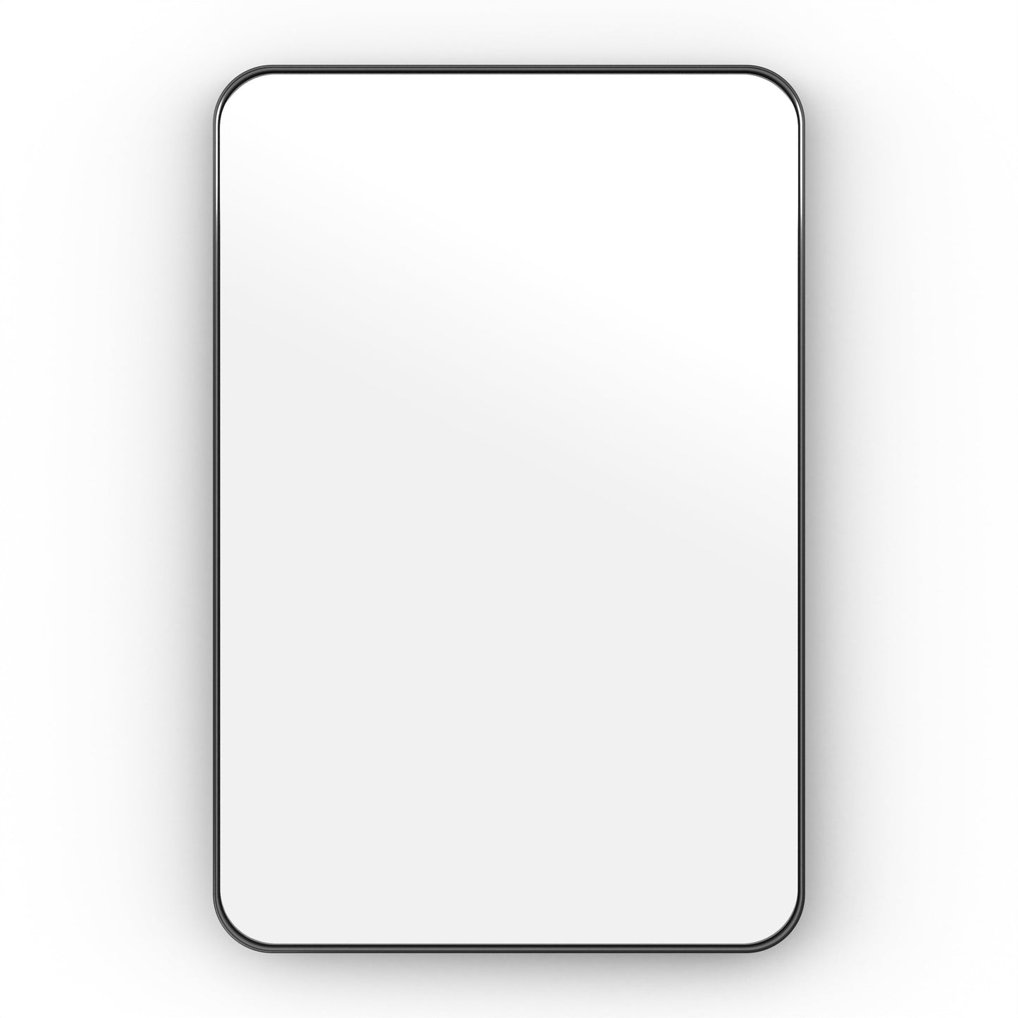 Origins Living City Rectangular Mirror 50x75cm Matt Black - Hot Tub Shop