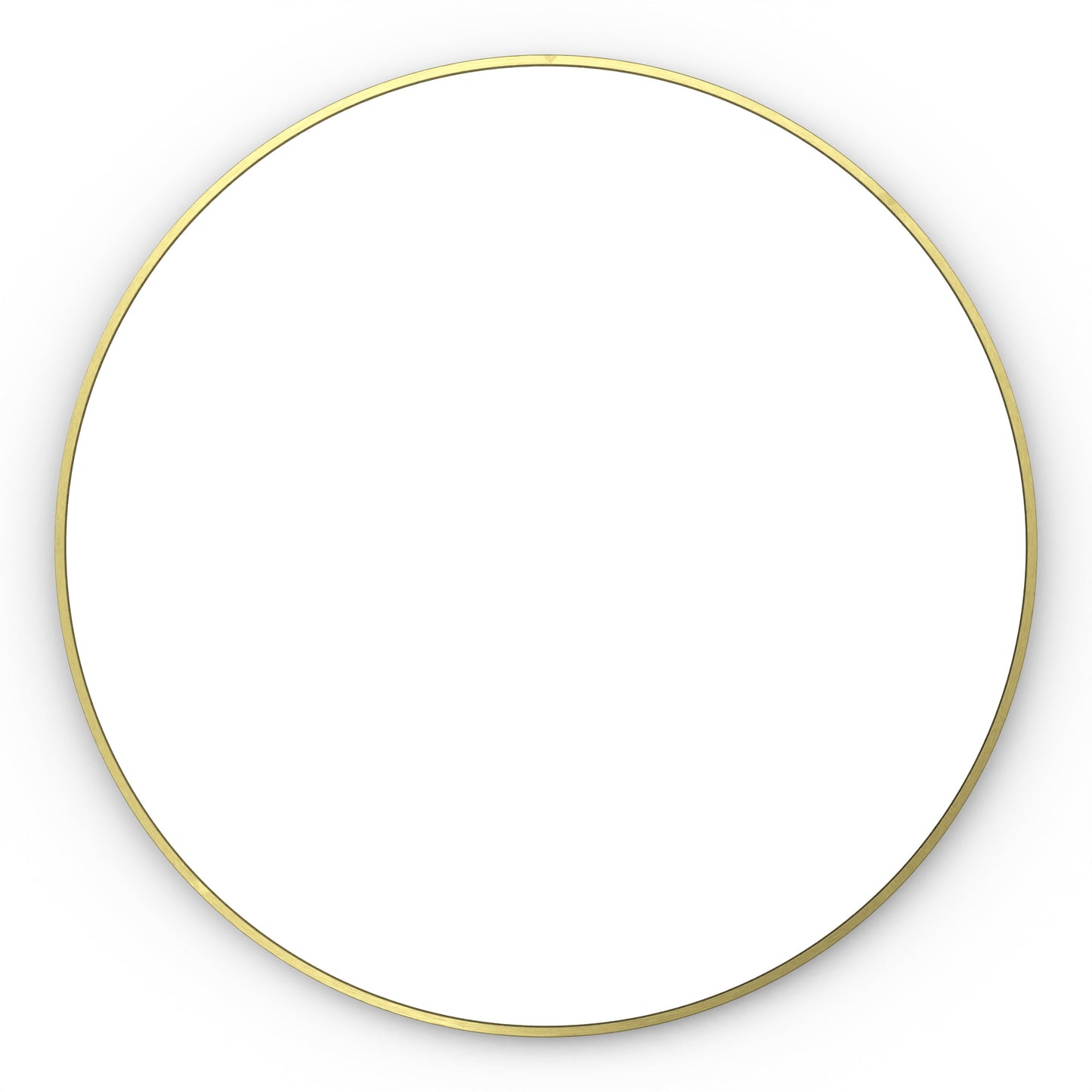 Origins Living Docklands Round Mirror 80cm Brushed Brass