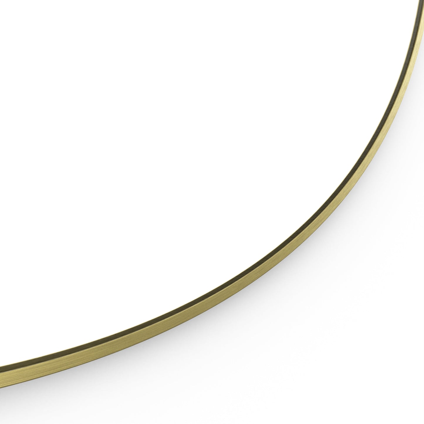 Origins Living Docklands Round Mirror 80cm Brushed Brass