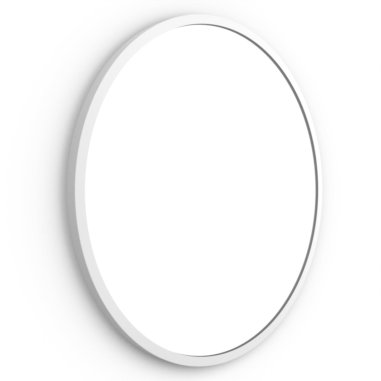 Origins Living Docklands Round Mirror 60cm Matt White - Hot Tub Shop