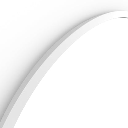 Origins Living Docklands Round Mirror 80cm Matt White