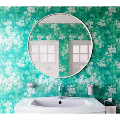 Origins Living Docklands Round Mirror 80cm Matt White