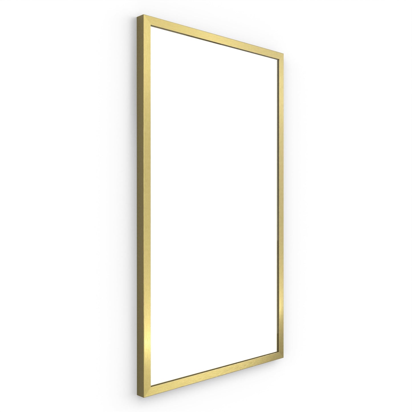 Origins Living Docklands Rectangular Mirror 40x70cm Brushed Brass - Hot Tub Shop