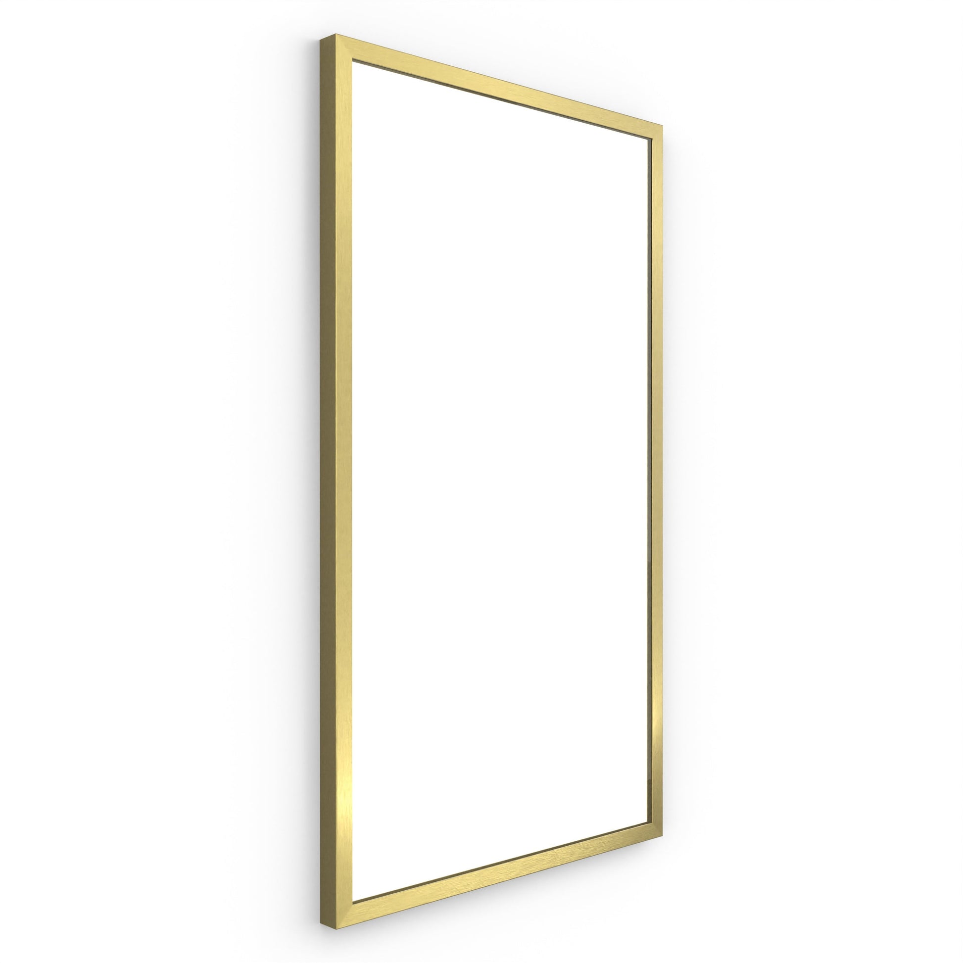 Origins Living Docklands Rectangular Mirror 40x70cm Brushed Brass - Hot Tub Shop