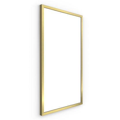 Origins Living Docklands Rectangular Mirror 40x70cm Brushed Brass - Hot Tub Shop