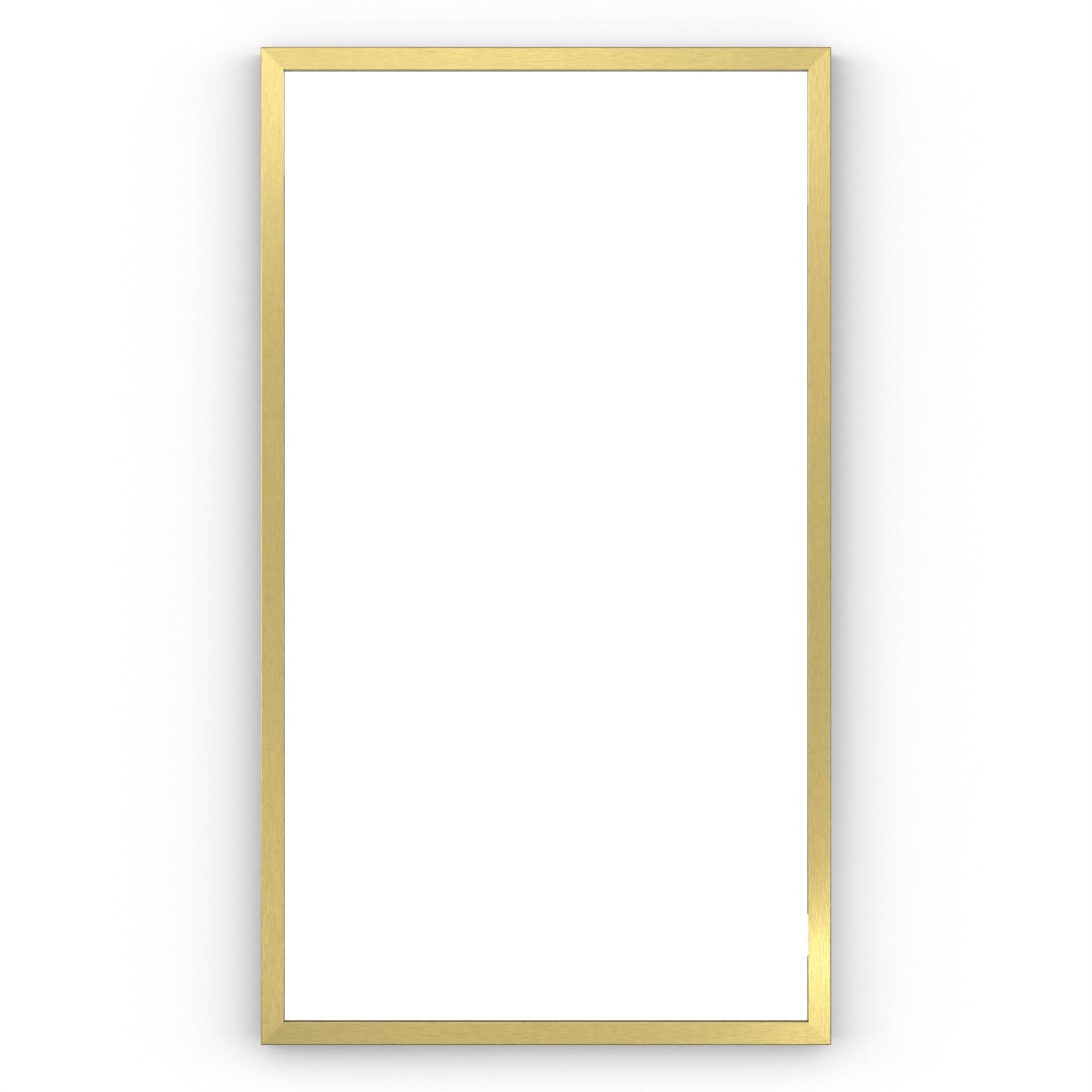 Origins Living Docklands Rectangular Mirror 40x70cm Brushed Brass - Hot Tub Shop