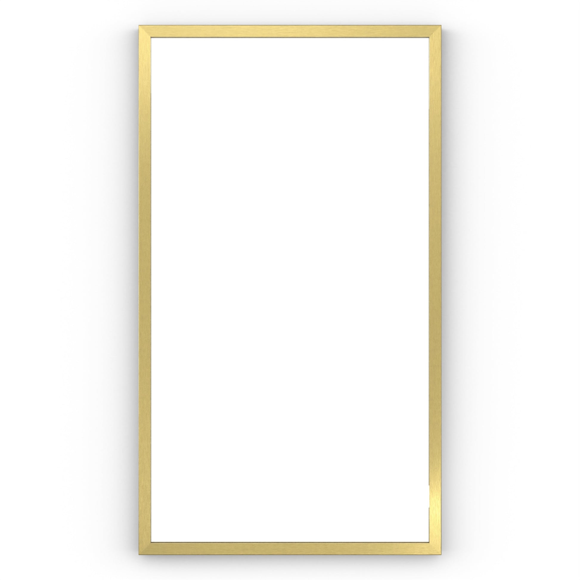 Origins Living Docklands Rectangular Mirror 40x70cm Brushed Brass - Hot Tub Shop