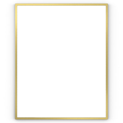 Origins Living Docklands Rectangular Mirror 80x100cm Brushed Brass