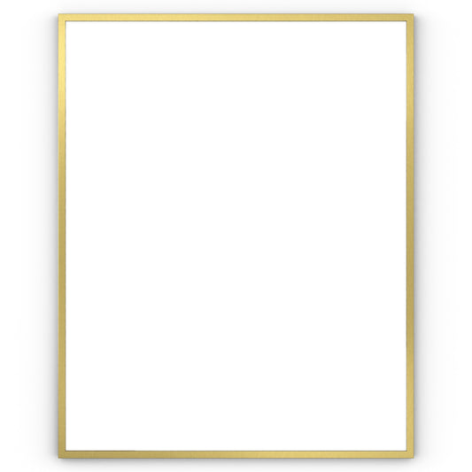 Origins Living Docklands Rectangular Mirror 80x100cm Brushed Brass