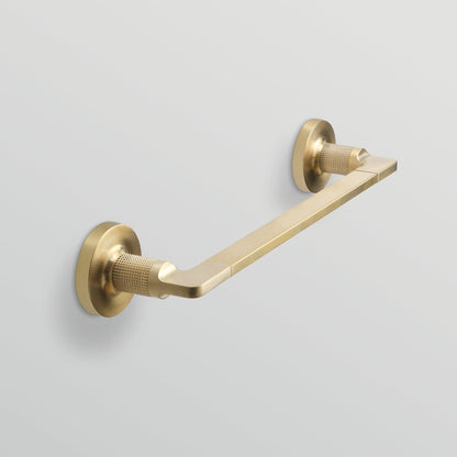 Origins Living Baxter Towel Rail 35cm Brushed Brass - Hot Tub Shop