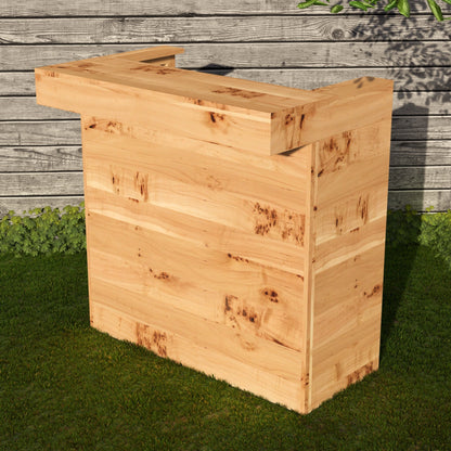 Rustic Wooden Pallet Bar - 100cm - Hot Tub Shop