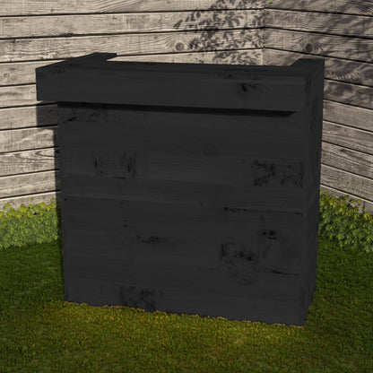 Rustic Wooden Pallet Bar - 100cm - Hot Tub Shop