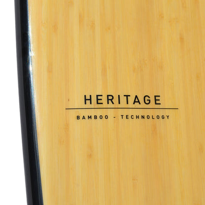 9ft Bamboo Round Pin Tail Longboard Surfboard - Hot Tub Shop