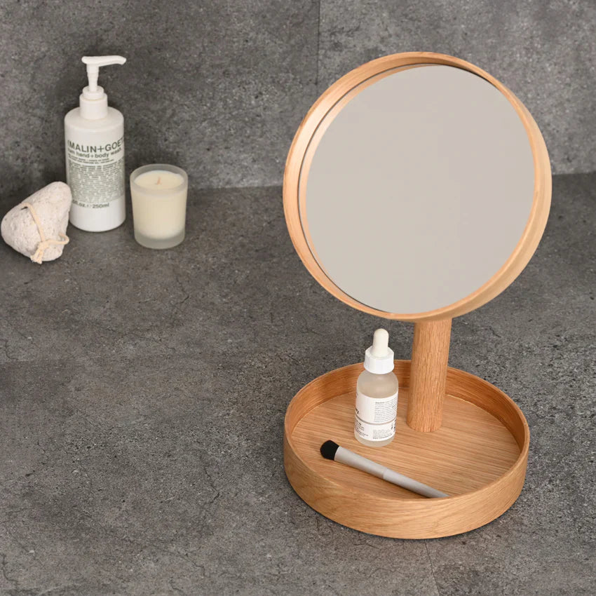 Wireworks Magnify Mirror Boutique Look Oak