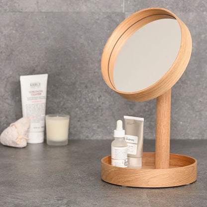 Wireworks Magnify Mirror Boutique Look Oak